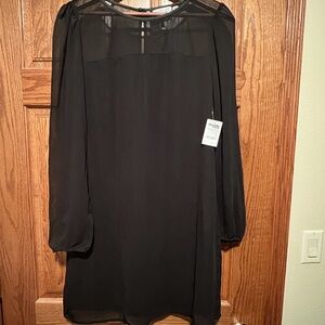 Charlotte Russe Sheer Black Dress - Size XL